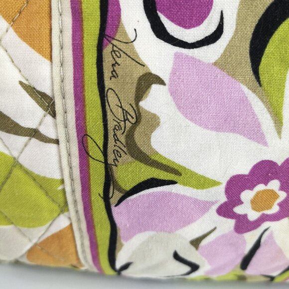 Vera Bradley Retired Portobello Road Pink Bag Tote Double Handles + Shoulder - Picture 5 of 10